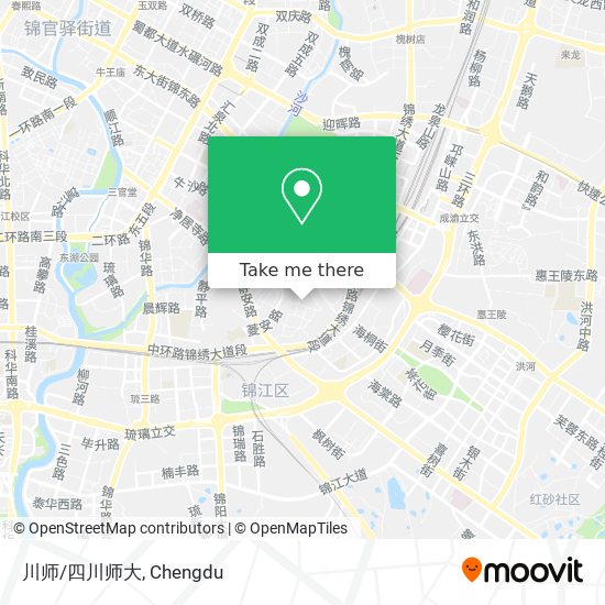 川师/四川师大 map