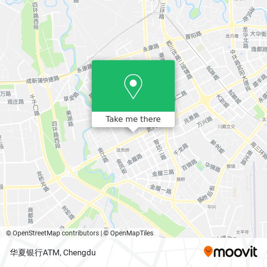华夏银行ATM map