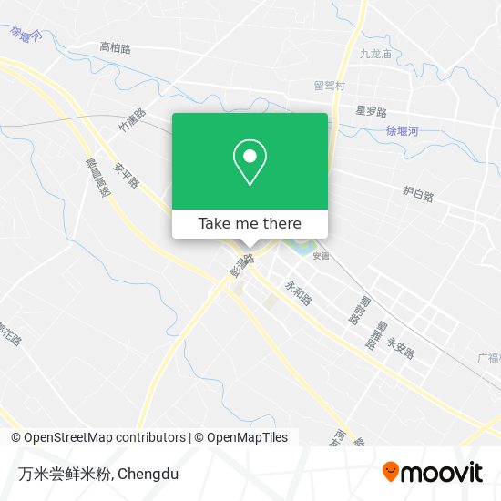万米尝鲜米粉 map