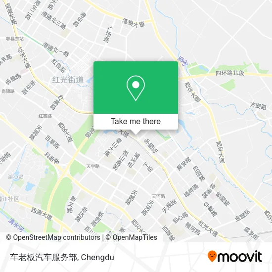 车老板汽车服务部 map