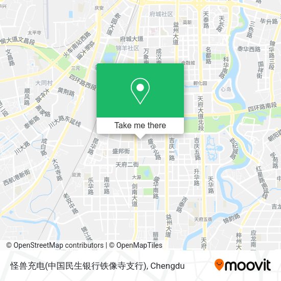 怪兽充电(中国民生银行铁像寺支行) map