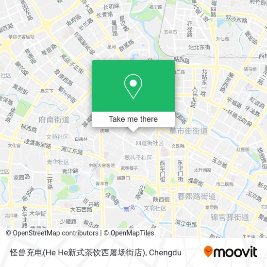 怪兽充电(He He新式茶饮西屠场街店) map