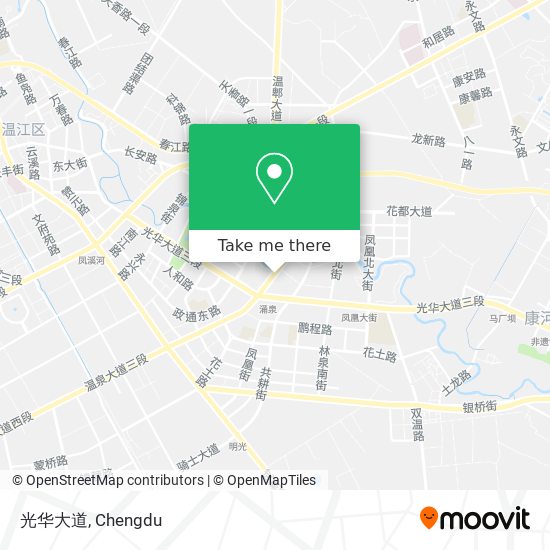 光华大道 map