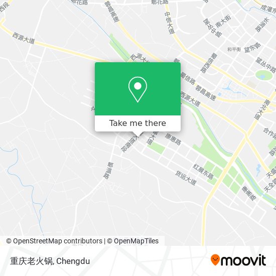 重庆老火锅 map