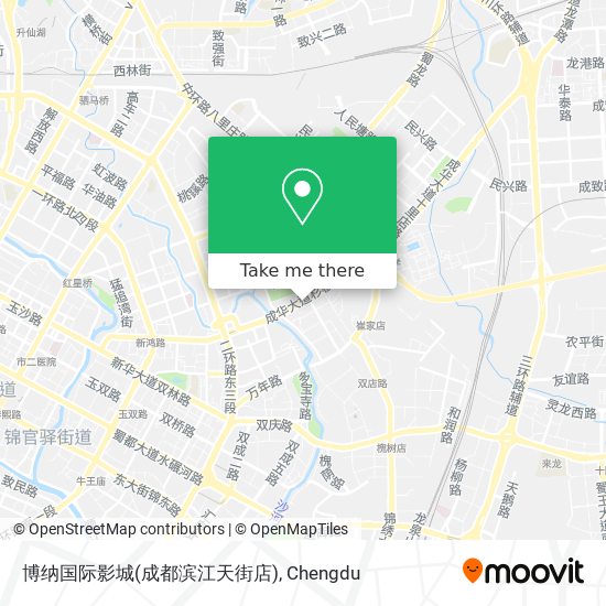 博纳国际影城(成都滨江天街店) map
