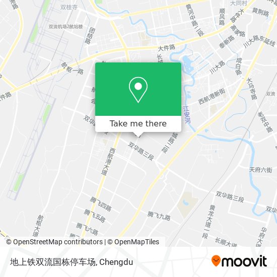 地上铁双流国栋停车场 map