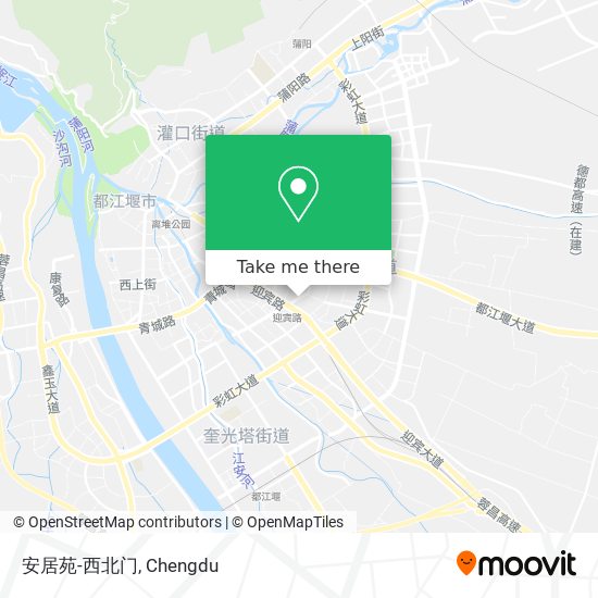安居苑-西北门 map