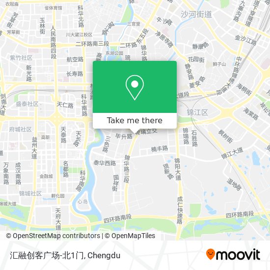 汇融创客广场-北1门 map