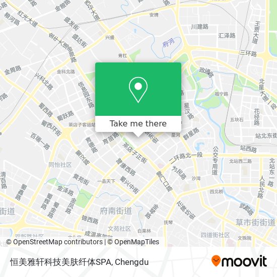 恒美雅轩科技美肤纤体SPA map