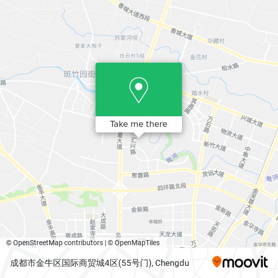 成都市金牛区国际商贸城4区(55号门) map
