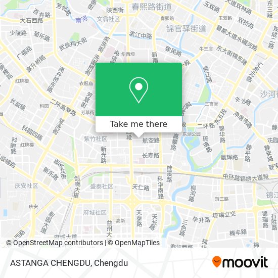 ASTANGA CHENGDU map