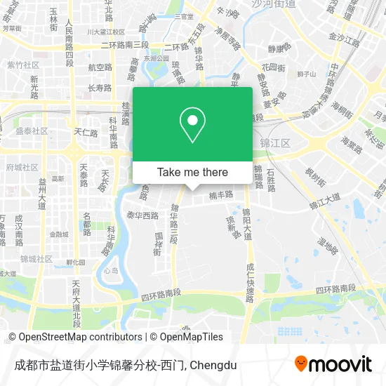 成都市盐道街小学锦馨分校-西门 map