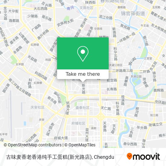 古味麦香老香港纯手工蛋糕(新光路店) map