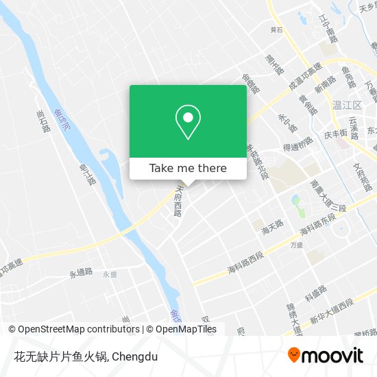 花无缺片片鱼火锅 map