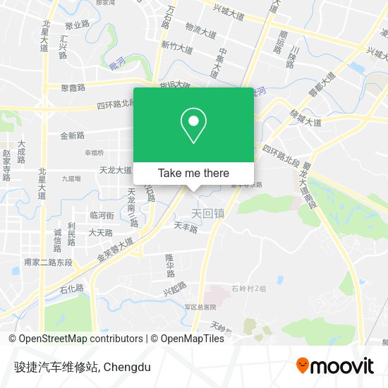 骏捷汽车维修站 map