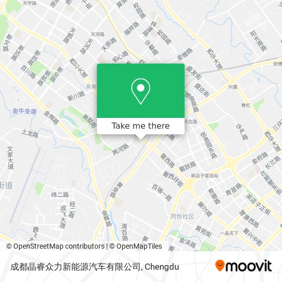 成都晶睿众力新能源汽车有限公司 map