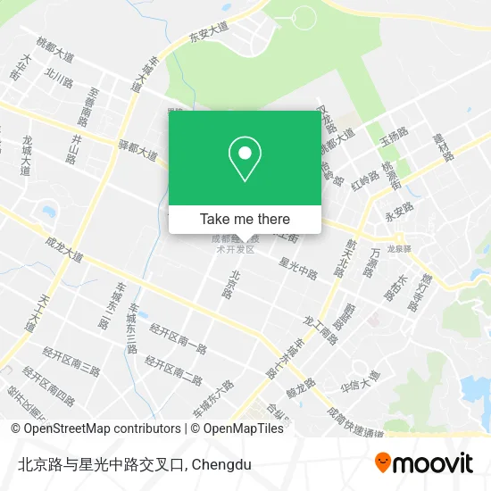 北京路与星光中路交叉口 map