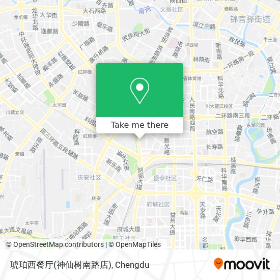 琥珀西餐厅(神仙树南路店) map