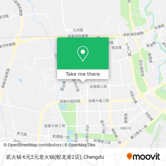 贰火锅·6元2元老火锅(蛟龙港2店) map