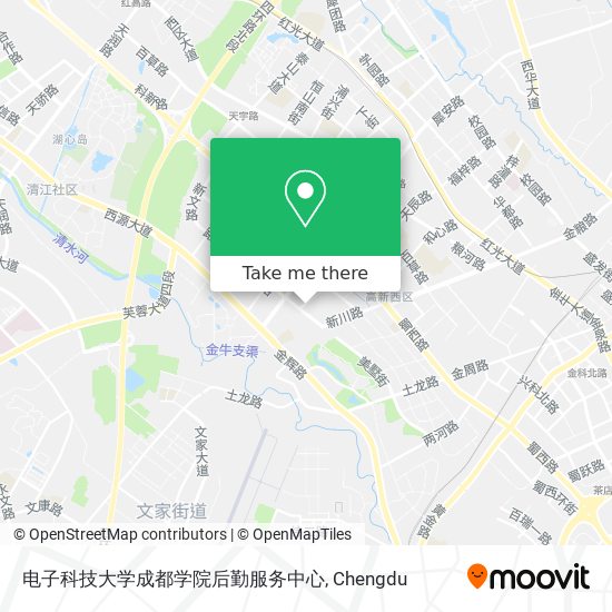 电子科技大学成都学院后勤服务中心 map