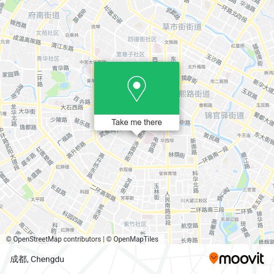 成都 map