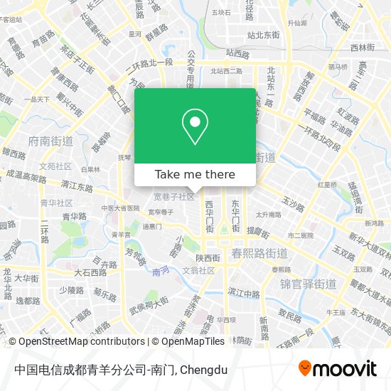 中国电信成都青羊分公司-南门 map