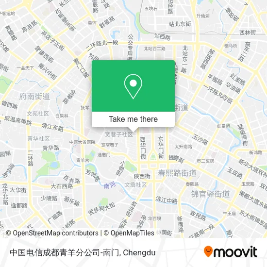 中国电信成都青羊分公司-南门 map