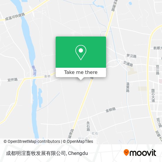 成都明渲畜牧发展有限公司 map