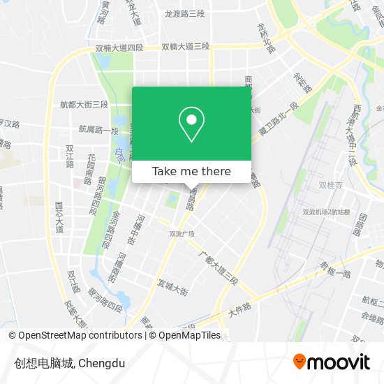 创想电脑城 map