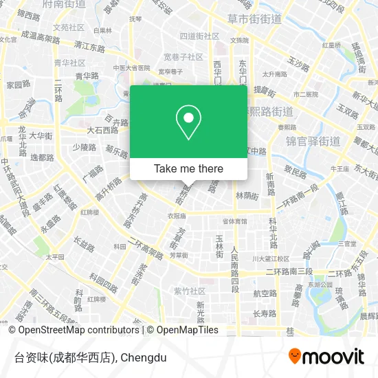 台资味(成都华西店) map