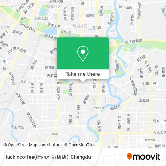 luckincoffee(绮丽雅酒店店) map