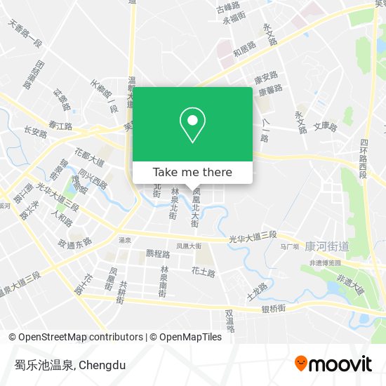 蜀乐池温泉 map