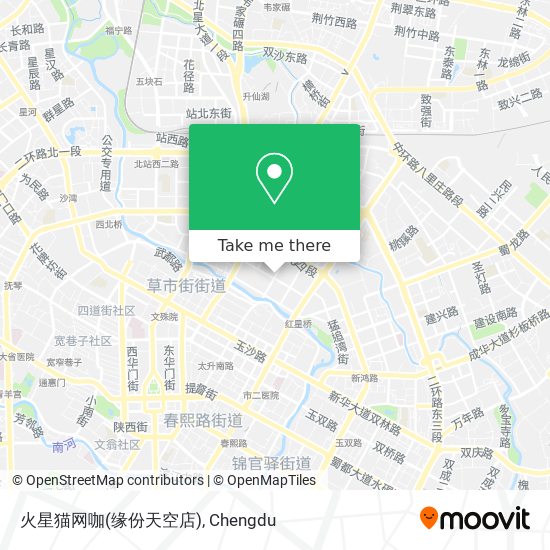 火星猫网咖(缘份天空店) map