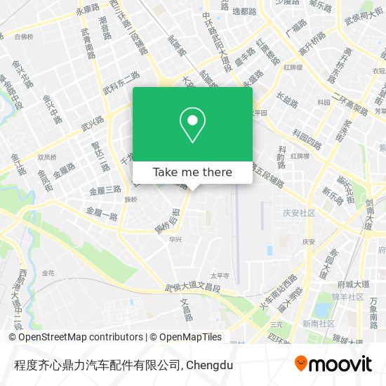 程度齐心鼎力汽车配件有限公司 map