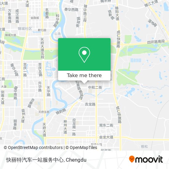 快丽特汽车一站服务中心 map