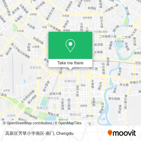高新区芳草小学南区-南门 map