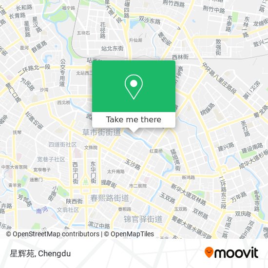 星辉苑 map