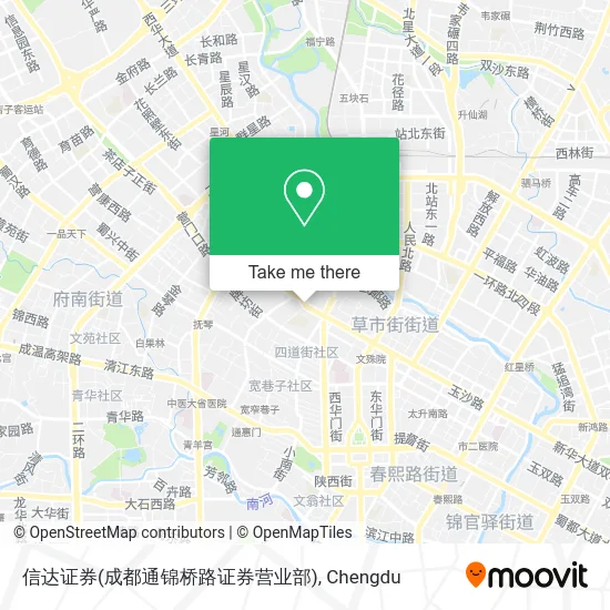 信达证券(成都通锦桥路证券营业部) map
