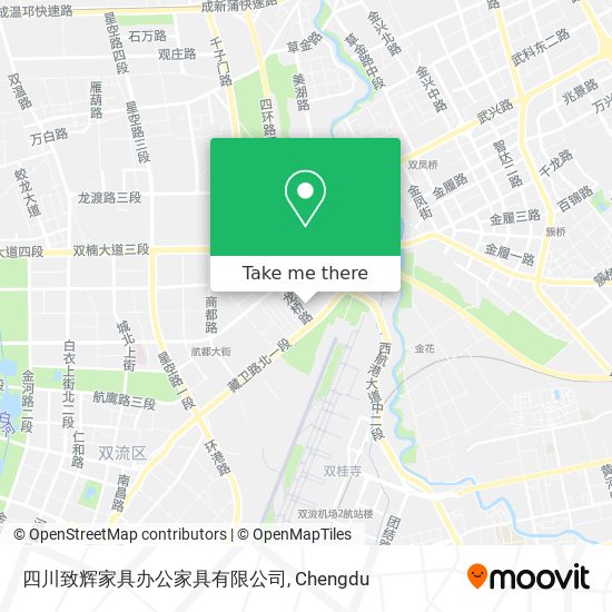 四川致辉家具办公家具有限公司 map