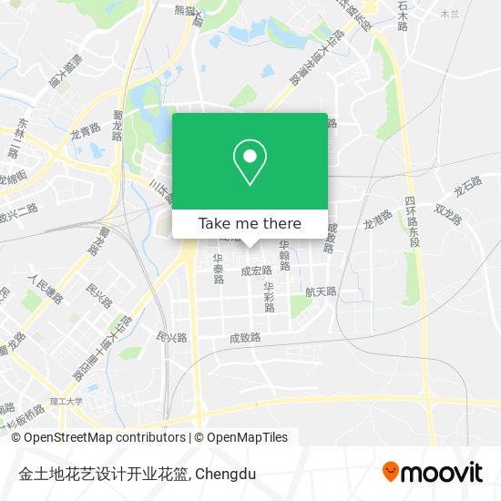 金土地花艺设计开业花篮 map