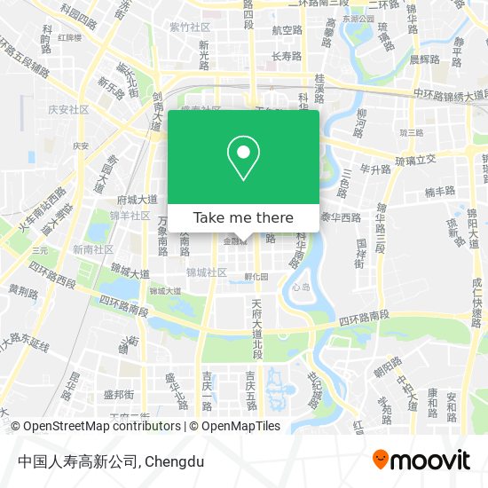 中国人寿高新公司 map