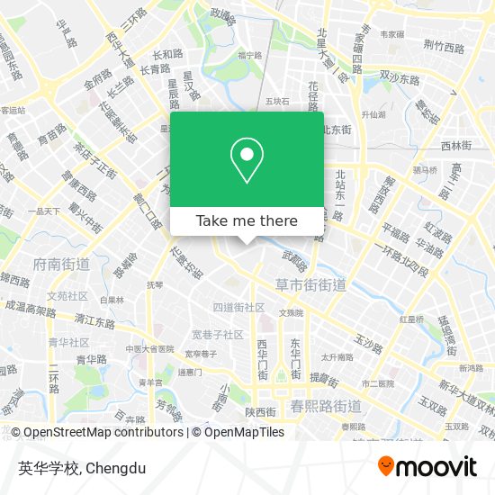 英华学校 map