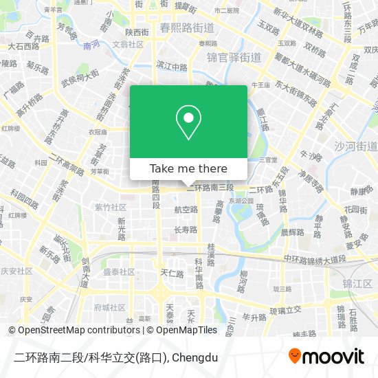 二环路南二段/科华立交(路口) map