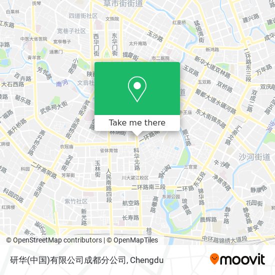 研华(中国)有限公司成都分公司 map