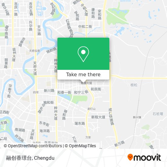 融创香璟台 map