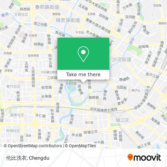 伦比洗衣 map