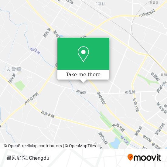 蜀风庭院 map