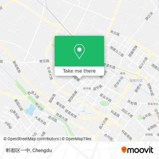 郫都区一中 map