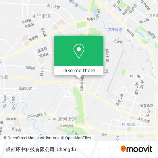 成都环中科技有限公司 map
