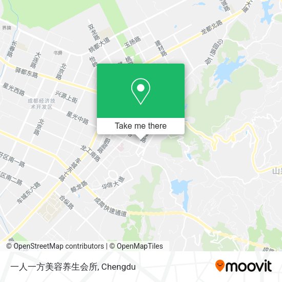 一人一方美容养生会所 map
